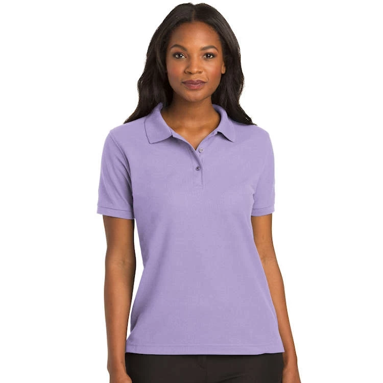 Port Authority® Ladies' Silk Touch™ Polo 1 Port Authority® Ladies' Silk Touch™ Polo