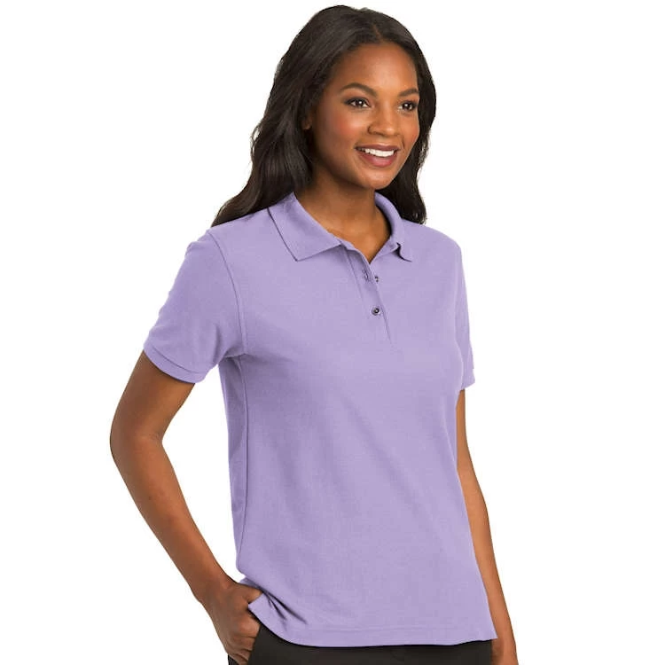 Port Authority® Ladies' Silk Touch™ Polo 2 Port Authority® Ladies' Silk Touch™ Polo - Image 2