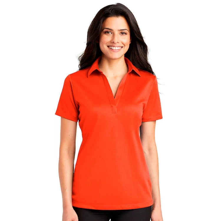 Port Authority® Ladies' Silk Touch™ Performance Polo 1 Port Authority® Ladies' Silk Touch™ Performance Polo