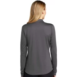 Port Authority® Ladies' Silk Touch™ Performance Long Sleeve Polo -Outfit Junction Sales Store PAL540LS@3