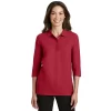 Port Authority® Ladies Silk Touch 3/4-Sleeve Polo