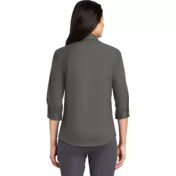 Ladies 3/4-Sleeve SuperPro™ Twill Shirt 7 Ladies 3/4-Sleeve SuperPro™ Twill Shirt -Outfit Junction Sales Store PAL665@3