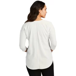 Port Authority Ladies' Concept 3/4 Sleeve Soft Split Neck Top 5 Port Authority Ladies' Concept 3/4 Sleeve Soft Split Neck Top -Outfit Junction Sales Store PALK5433@2