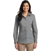 Ladies Long Sleeve Carefree Poplin Shirt