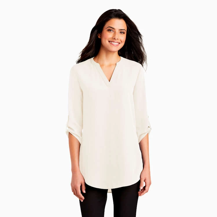 Port Authority ® Ladies' 3/4-Sleeve Tunic Blouse 1 Port Authority ® Ladies' 3/4-Sleeve Tunic Blouse