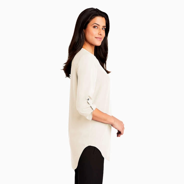 Port Authority ® Ladies' 3/4-Sleeve Tunic Blouse 3 Port Authority ® Ladies' 3/4-Sleeve Tunic Blouse - Image 3