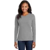 Port & Company® Ladies Long Sleeve Core Cotton Tee