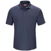 Red Kap Men's Performance Polyester Gripper-Front Knit Polo