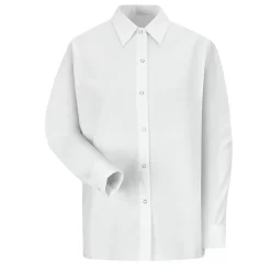 Red Kap Women's Specialized Pocketless Long Sleeve Work Shirt