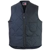 Snap 'n' Wear Quilted Nylon Vest With Kidney Flap