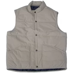 Snap 'n' Wear Poplin Down-Look Vest