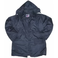 Snap 'n' Wear Nylon Parka With Zippered Gun Slits - Imported