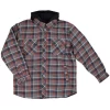 Tough Duck Fooler Front Quilt Lined Flannel Hooded Shirt