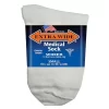 Extra Wide Sock Co Extra Wide Medical Quarter Socks - 3 Per Bag