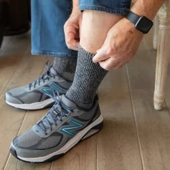 Extra Wide Sock Co Extra Wide Loose Fit Merino Wool Crew Socks - 2 Per Bag -Outfit Junction Sales Store XW520@2