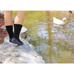 Extra Wide Sock Co Extra Wide Loose Fit Casual Crew Socks - 3 Per Bag 9 Extra Wide Sock Co Extra Wide Loose Fit Casual Crew Socks - 3 Per Bag -Outfit Junction Sales Store XW720@4